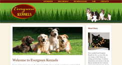 Desktop Screenshot of evergreenkennels.com